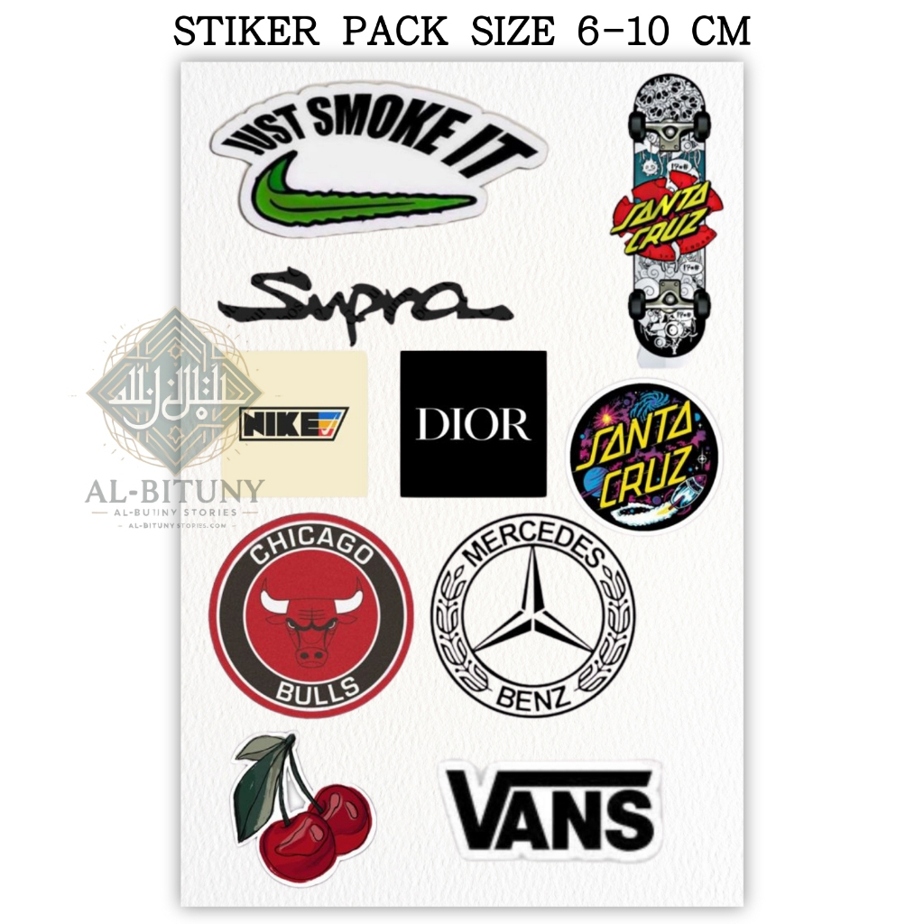 

Sticker Pack Aesthetic Vans Dior Dll– Ukuran 6-8 cm | Stiker Waterproof & High Quality