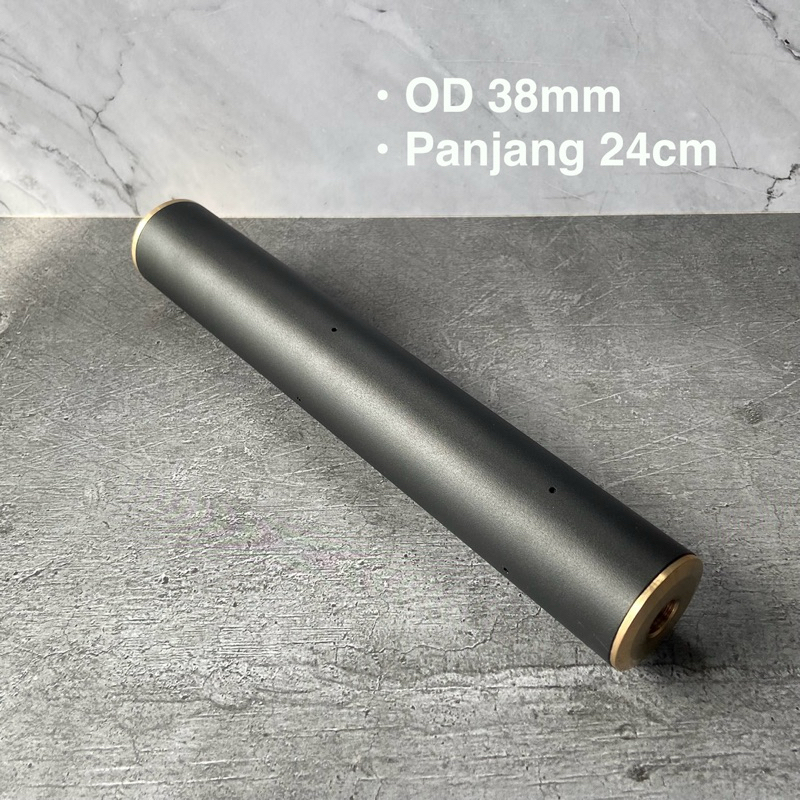 Peredam kuningan od38 rata