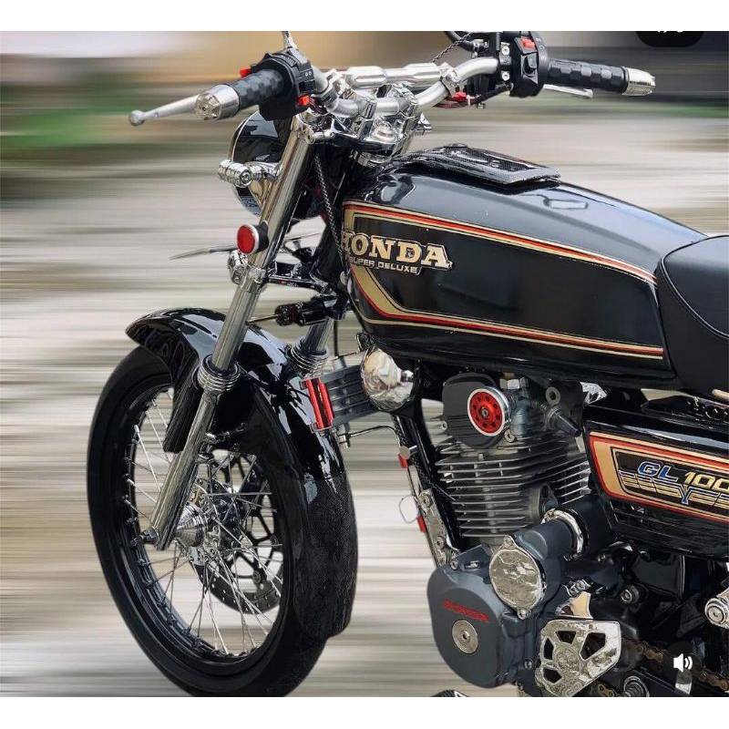 Striping GL100 GL 100 Sticker GL 100 Striping Lis sticker Standard Original Honda GL 100 GL Cepek 19