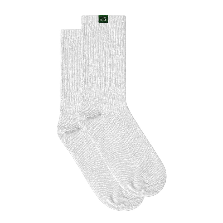 Sainthins - Chastity - Elastic Socks - White