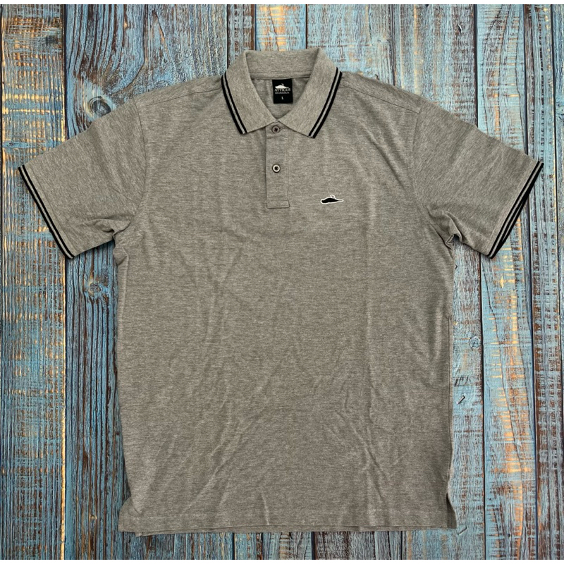 Polo Atticus - Classic Tipped Polo Grey Official Merchandise