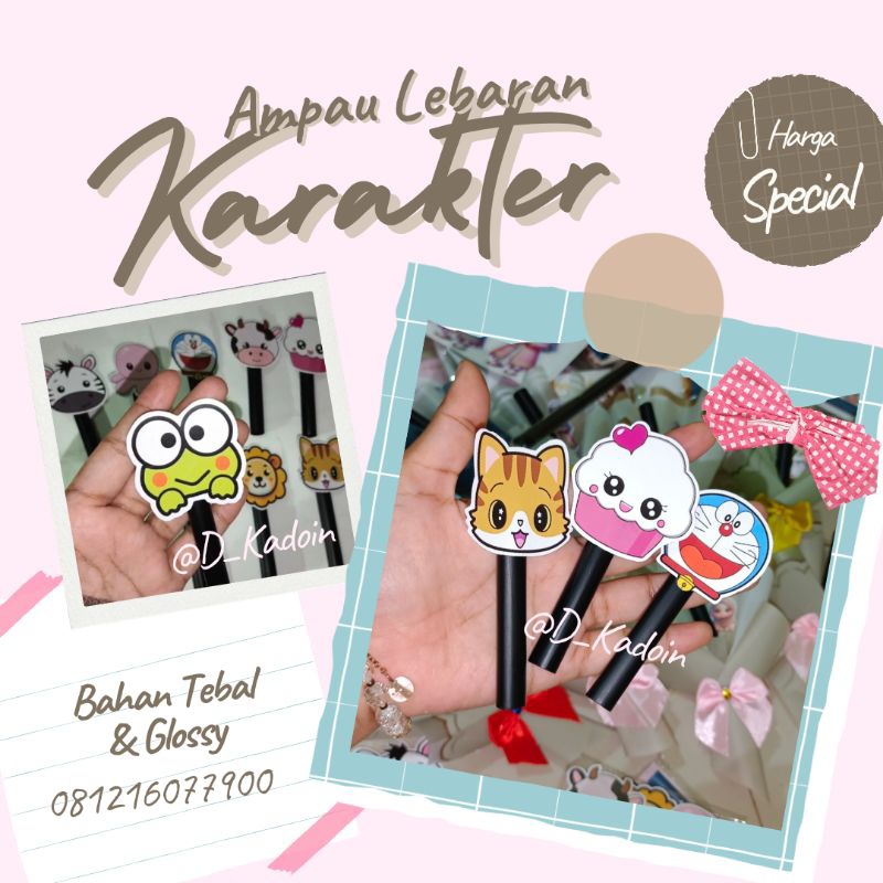 

AMPAU KARAKTER KEPALA LUCU 1 PACK ( 4 Pcs)