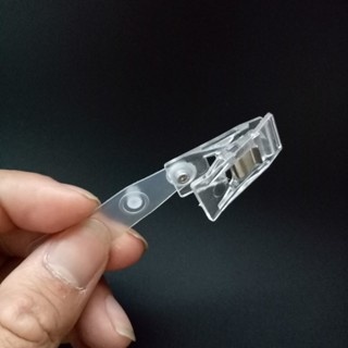 

50pcs Klip Jepit ID Card- Penjepit Nametag Gantungan ID Card