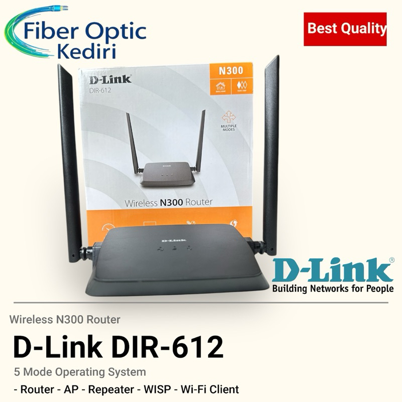 DLink DIR-612 n300 Wireless Router D-Link modem wifi