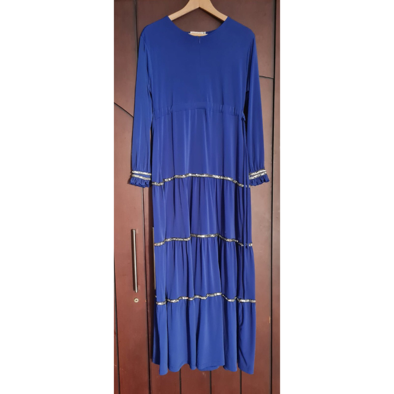 Gamis Biru Elektrik