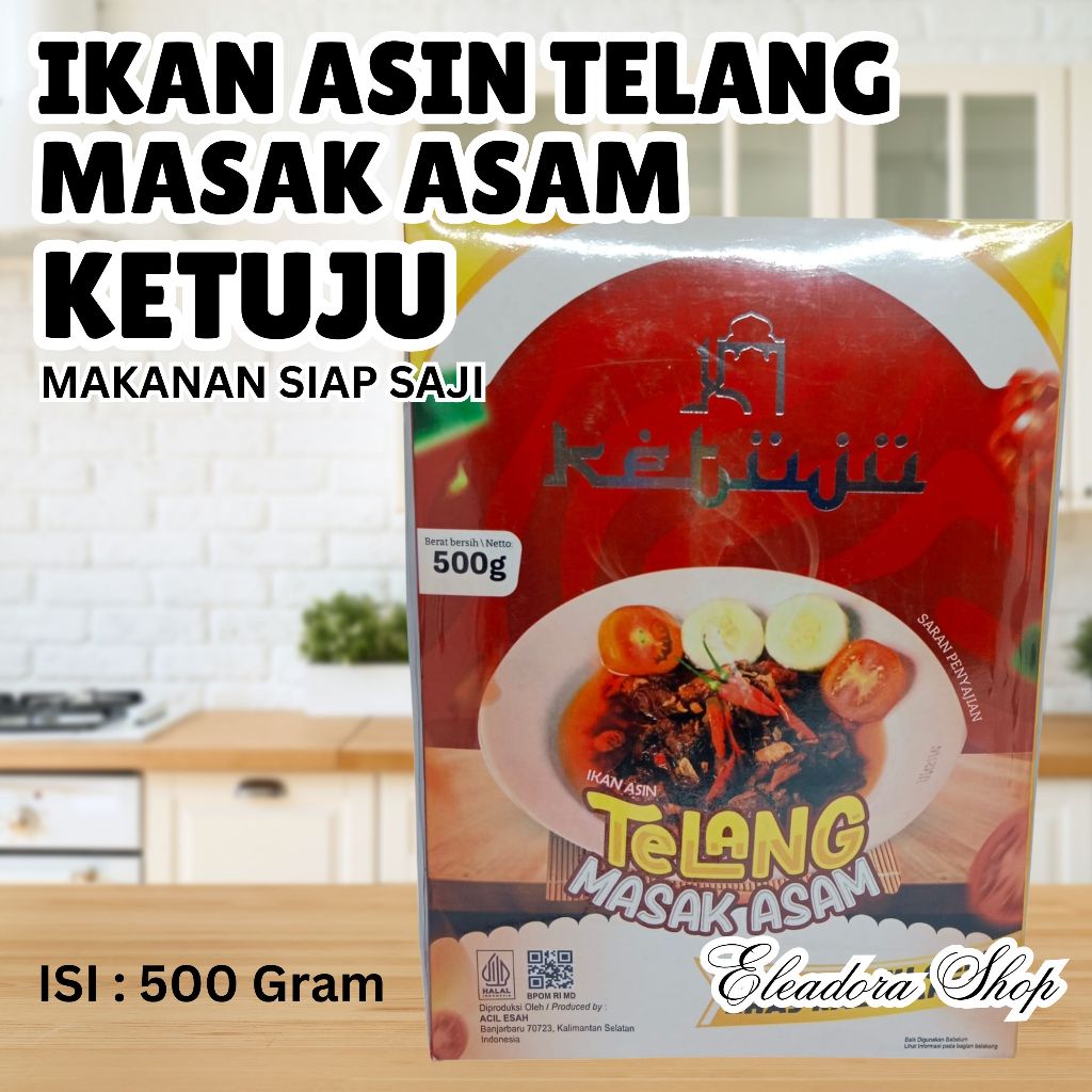 

Ikan Asin Telang Masak Asam Khas Banjar Merk Ketuju Produksi Acil Esah - Makanan Siap Saji