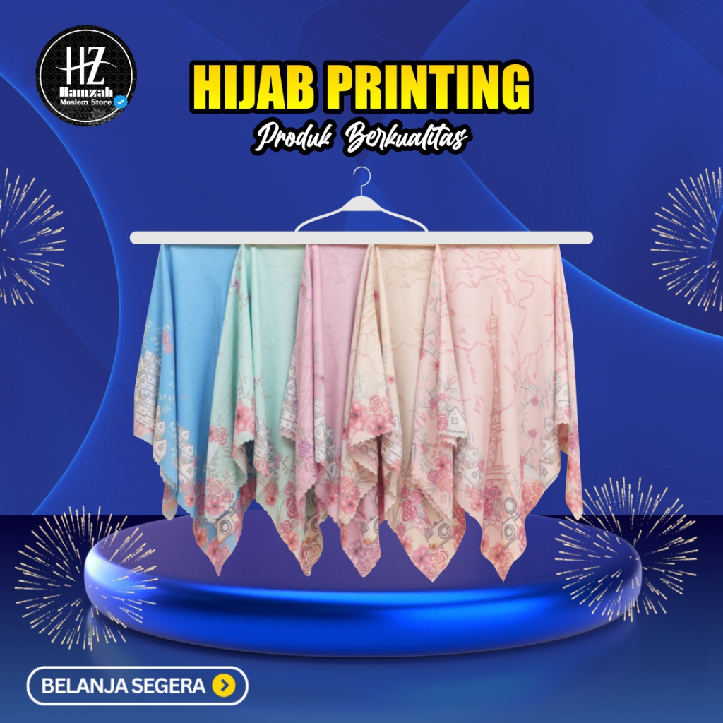 HIJAB PRINTING CUSTOM / KERUDUNG PRINT