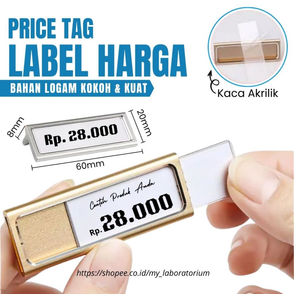

Price Label Holder Bahan Logam Tag Harga Label Harga Price Tag Holder Price Tag Label Premium