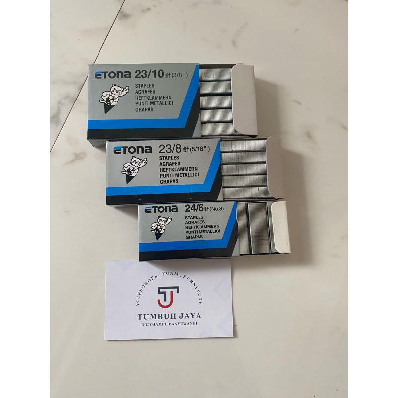 Isi Staples Etona 23/10 23/8 24/6 isi 5.000pcs