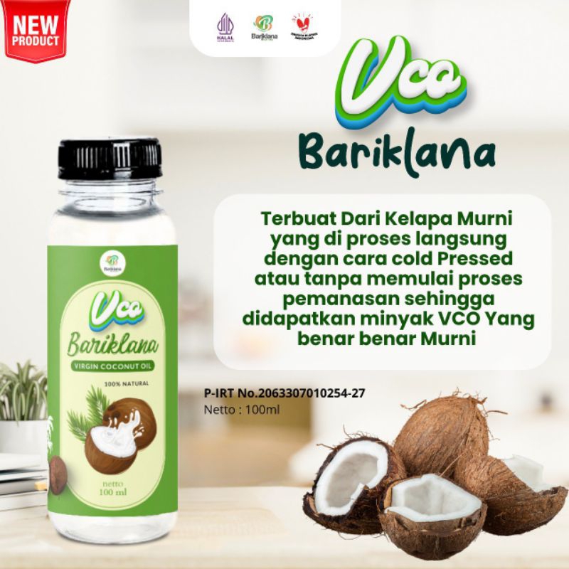

Minyak Kelapa VCO Bariklana