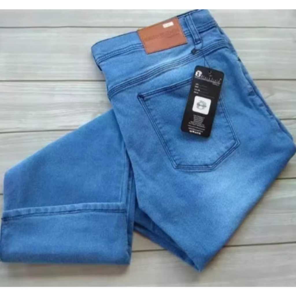 Celana Jeans Pria Celana Panjang Pria Lelaki Dewasa Slim Fit Celana Panjang Cwok Celana Jeans Skinny