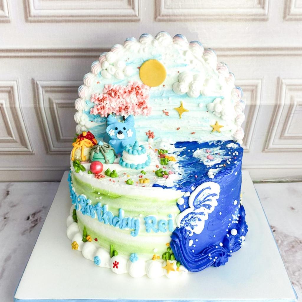 

Kue Ulang Tahun/Birthday cake/Kue Ultah Tema Awan/Kue Langit/Kue Birthday Jakarta
