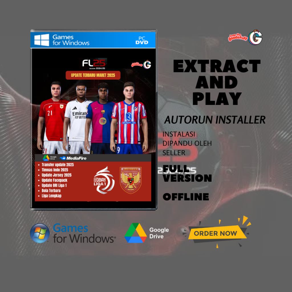 PES 2021 EFOOTBALL PATCH FOOTBALL LIFE 25 NEW UPDATE - GAME PC OFFLINE