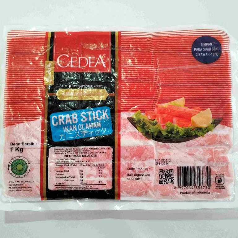 

CEDEA CRAB STICK / STIK IKAN OLAHAN / Crab Stik / Crab Stick / Stik kepiting
