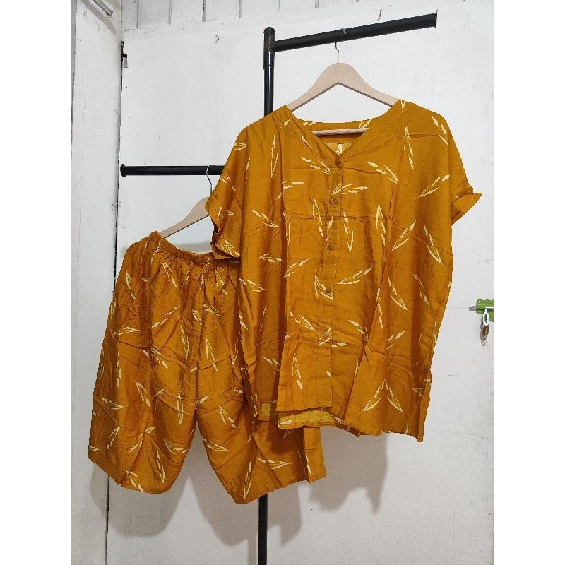 kemjum pajamas wanita jumbo/setelan wanita jumbo/baju setelan kekinian/piyama jumbo terbaru