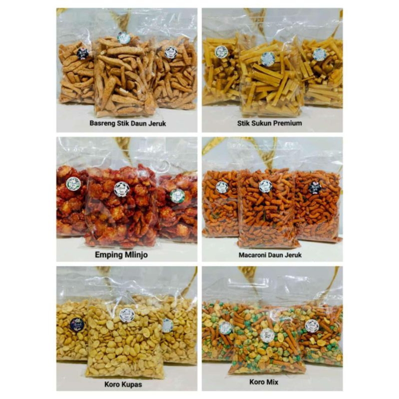 

Aneka Snack Berat 250 Gram