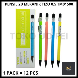 

(1 PACK=12 PCS) Pensil Mekanik/ Pensil Mechanic 0.5/ Mechanical Pensil Tizzo 0.5/ Pensil Mekanik tizo 0.5