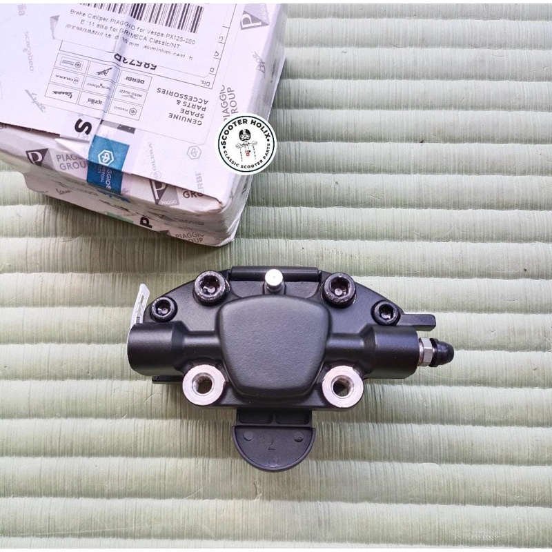 Kaliper disc brake piaggio hitam utk PX & Grimeca