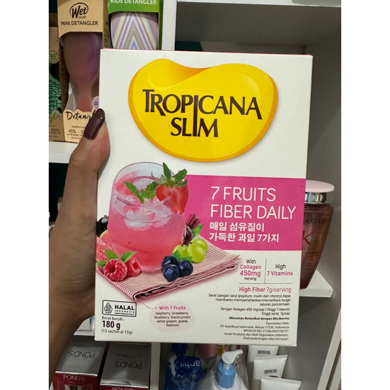 

Tropicana Slim 7 Fruits Fiber Daily 180g