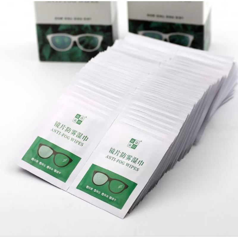 Tissue Lap Tisu Embun Kaca Kacamata Kaca Mata Lensa Anti Fog Glasses Wipes