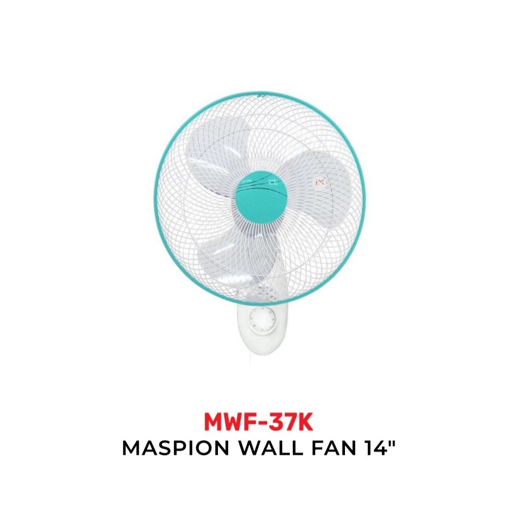 KIPAS ANGIN DINDING / KIPAS ANGIN TEMPEL TEMBOK / WALL FAN KIPAS ANGIN DINDING 14 INCH 37K - MASPION