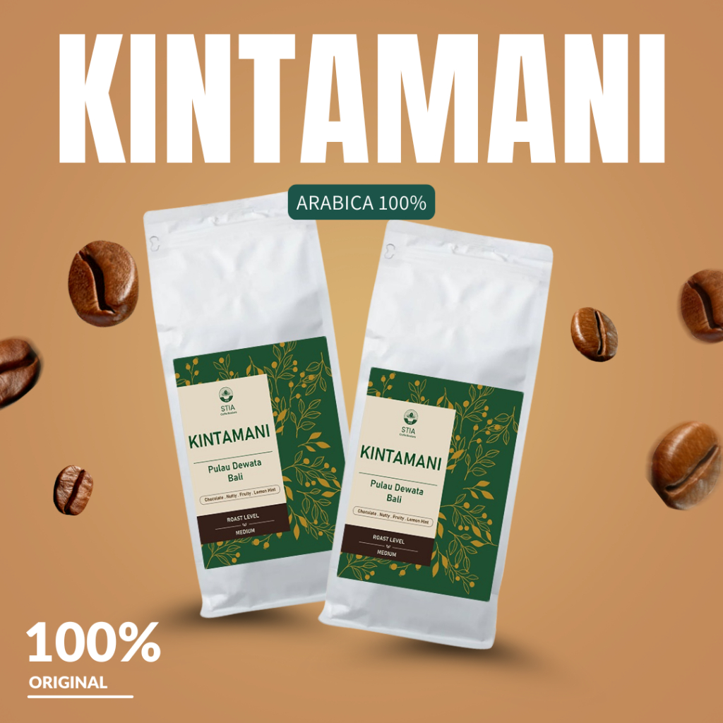 

STIA Biji Kopi Arabika Bali Kintamani Arabica Coffee Specialty Roast Beans Bubuk Coffe Bean