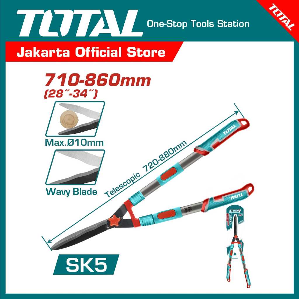 

TOTAL Telescopic hedge shear THTS1516306 - Gunting teleskopik