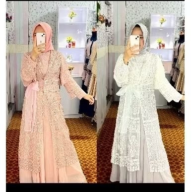 gamis pesta Elizabeth