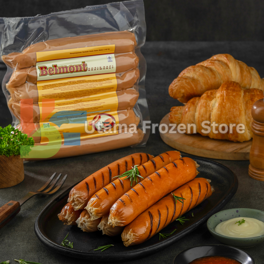 

Sosis Belmont Original Kemasan Vakum 500 gr. Halal, Lezat, dan Higienis.