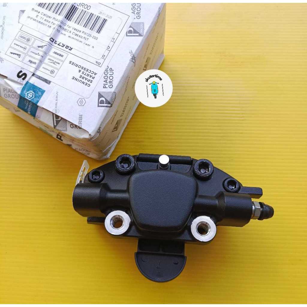 Kaliper piaggio hitam utk PX & Grimeca
