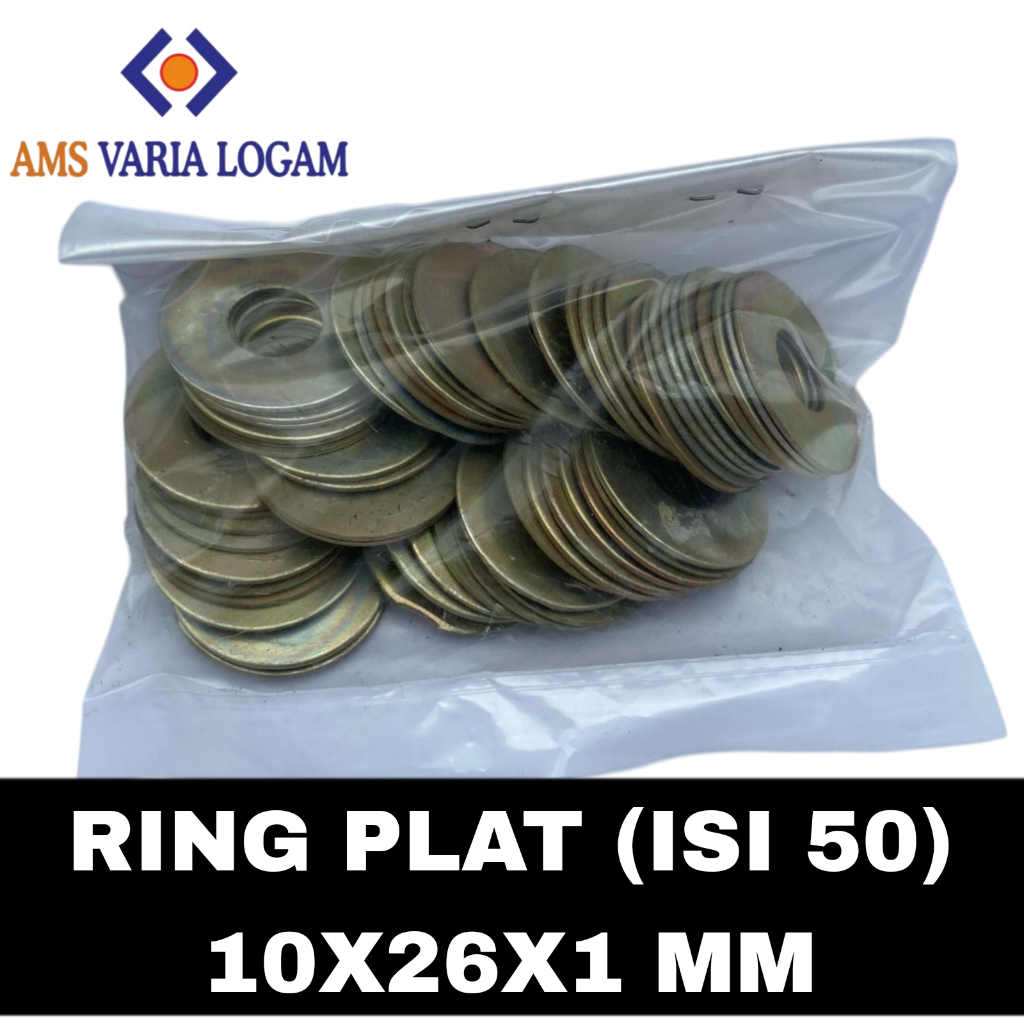 RING PLAT M10 | RING PLAT 10X26X1MM | RING PLAT M10 ISI 50 | RING PLAT M10 | RING PLAT KUNCI17