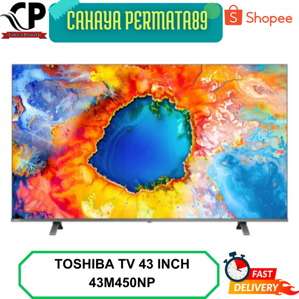 TOSHIBA 43M450NP TV TOSHIBA 43 INCH QLED 4K UHD SMART TV M450NP SERIES