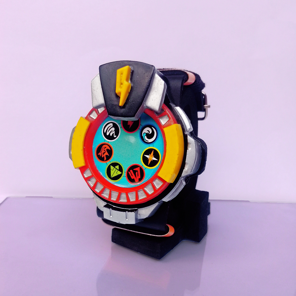 MAINAN JAM KEKUATAN BOBOIBOY LAMPU RGB HANDMADE