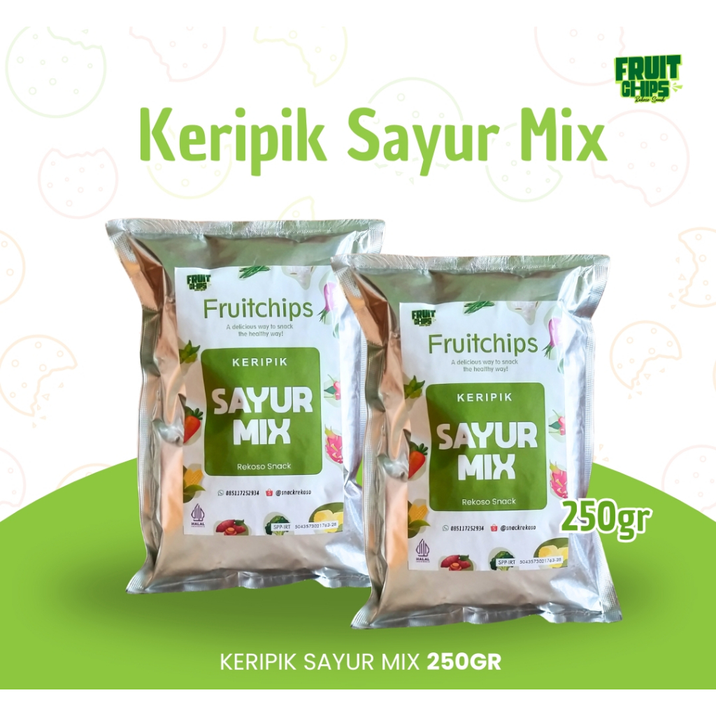 

Keripik Sayur Mix | Fruitchips Rekoso Snack