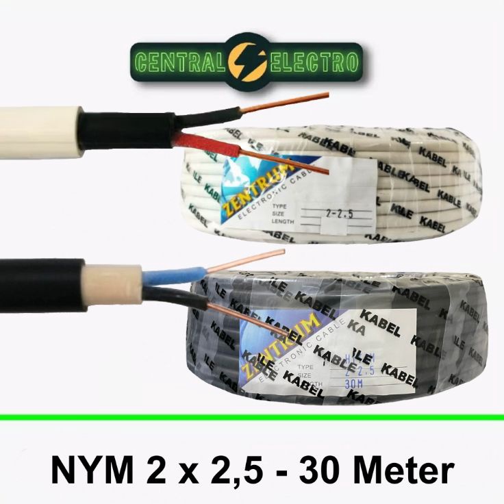 Terkini Kabel Listrik Kawat NYM 2 x 25 3 Meter