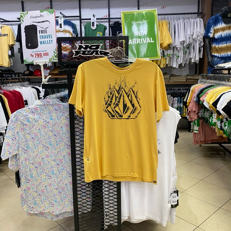 Kaos Volkom MSF Endeavour Short Sleeve Tee Golden Mustard Original