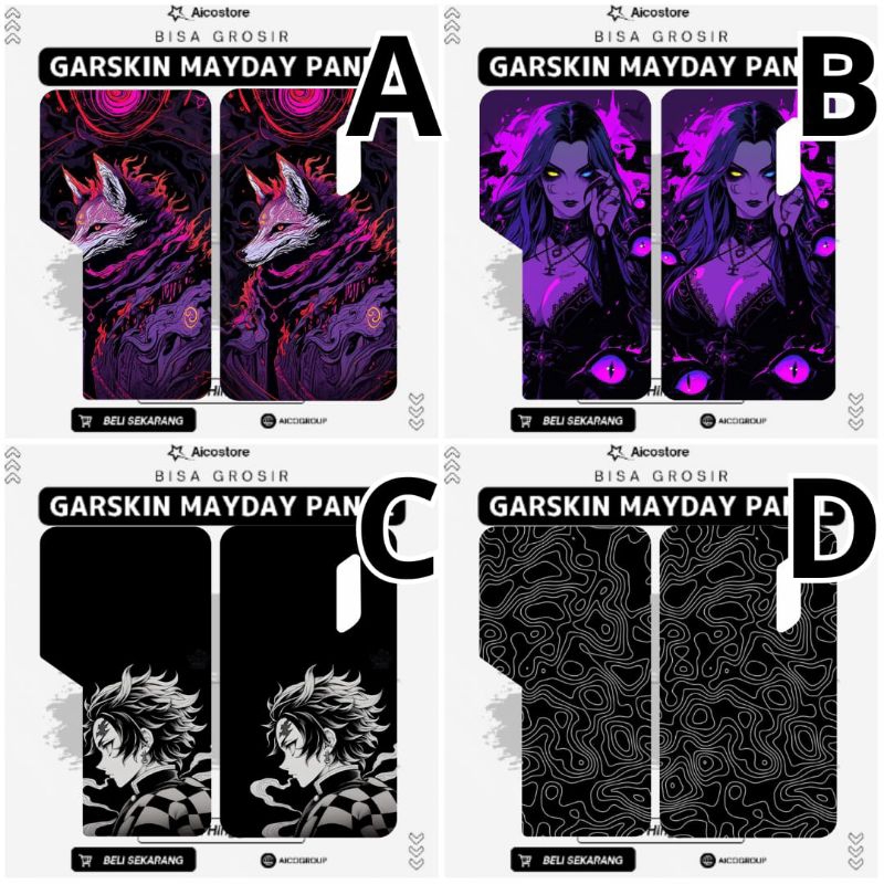 

stiker panel garskin maayydaaayy bisa hologram dan custom