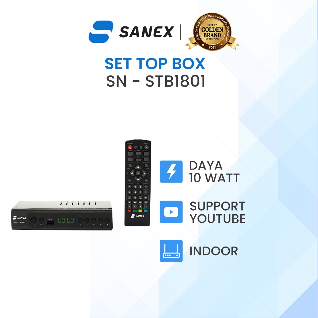 Set Top Box Sanex SN-STB1801 - Pengontrol Parabola Praktis dan Handal