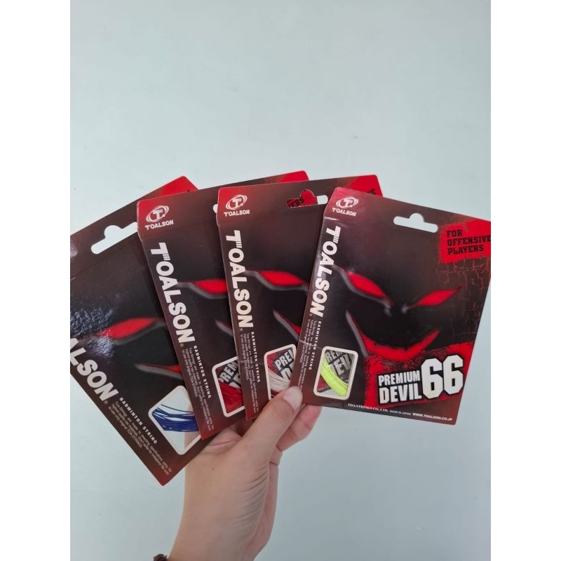 Senar Raket Badminton Toalson Premium Devil 66 100% Original