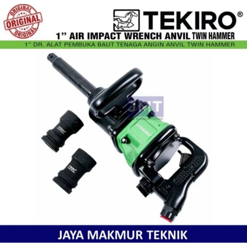 TEKIRO Air Impact Twin Hammer/Air Impact Anvil mesin pembuka Baut-Impact 1"