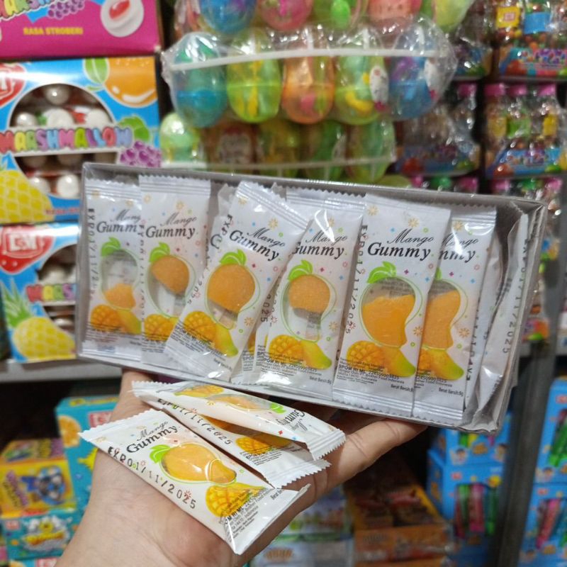 

permen lunak rasa manga gummy