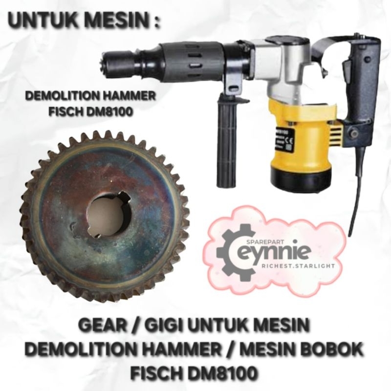 GEAR DM8100 DM 8100 FISCH GEAR MESIN BOBOK FISCH DM8100 DM 8100 GIGI DM8100 GIGI MESIN BOBOK FISCH D