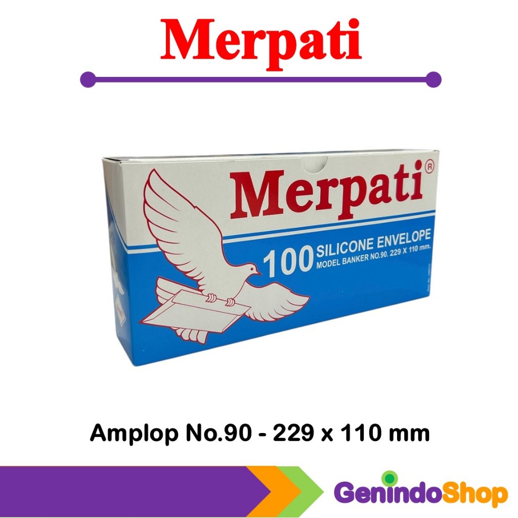 

Amplop Putih Polos 90 Merpati Biru