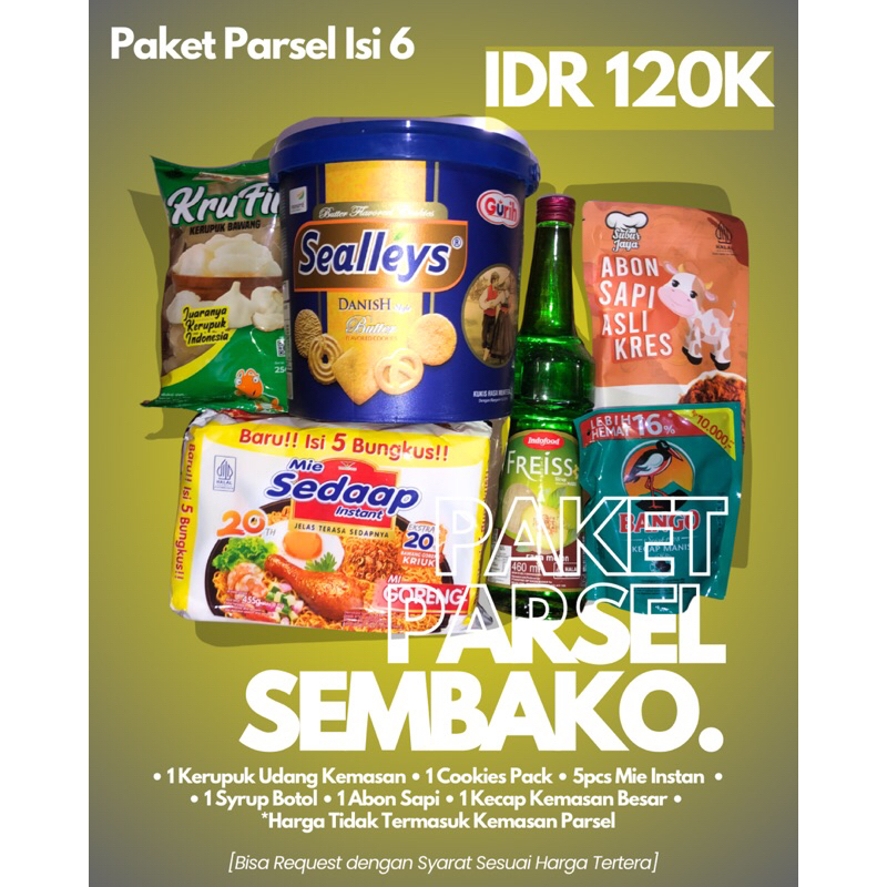 

Sembako untuk Parsel Lebaran — Isi 6 Macam