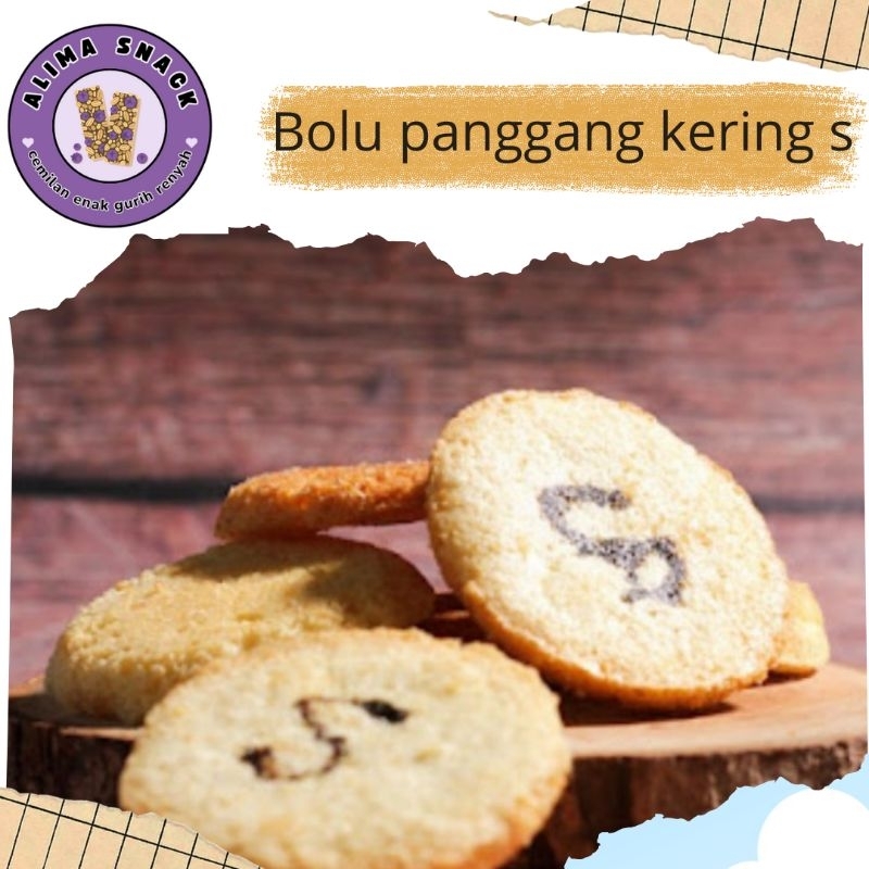 

500 Gram Bolu Kering Jadul Manis / Bolu Panggang Kering S Gurih Renyah Fresh