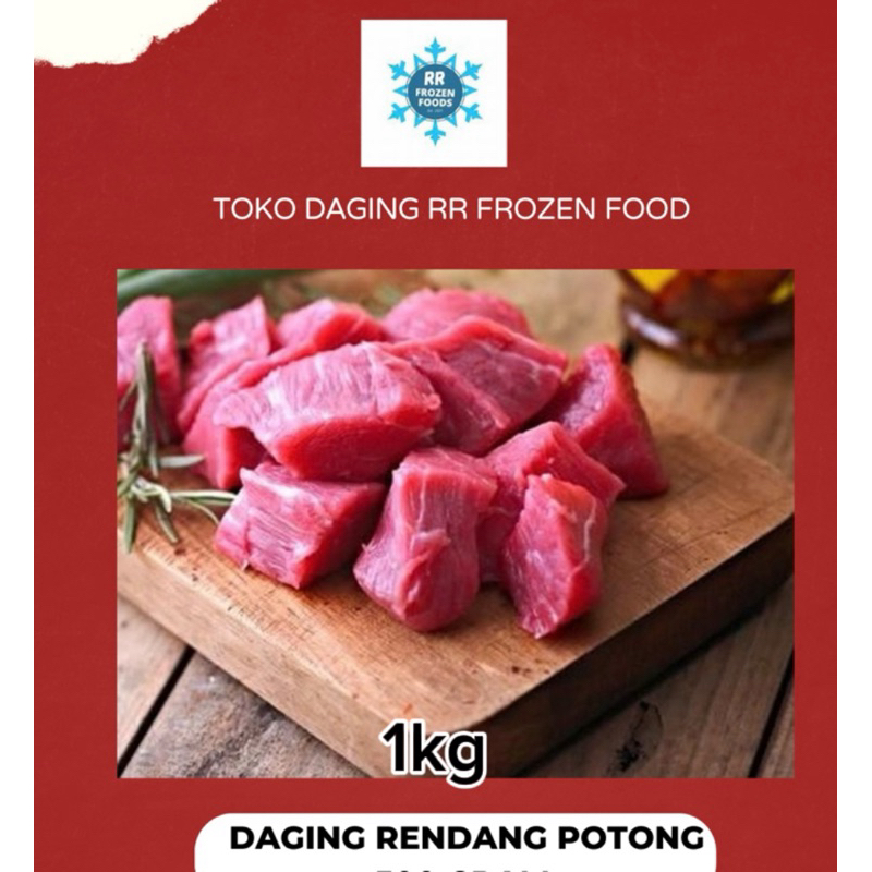 

daging rendang potong