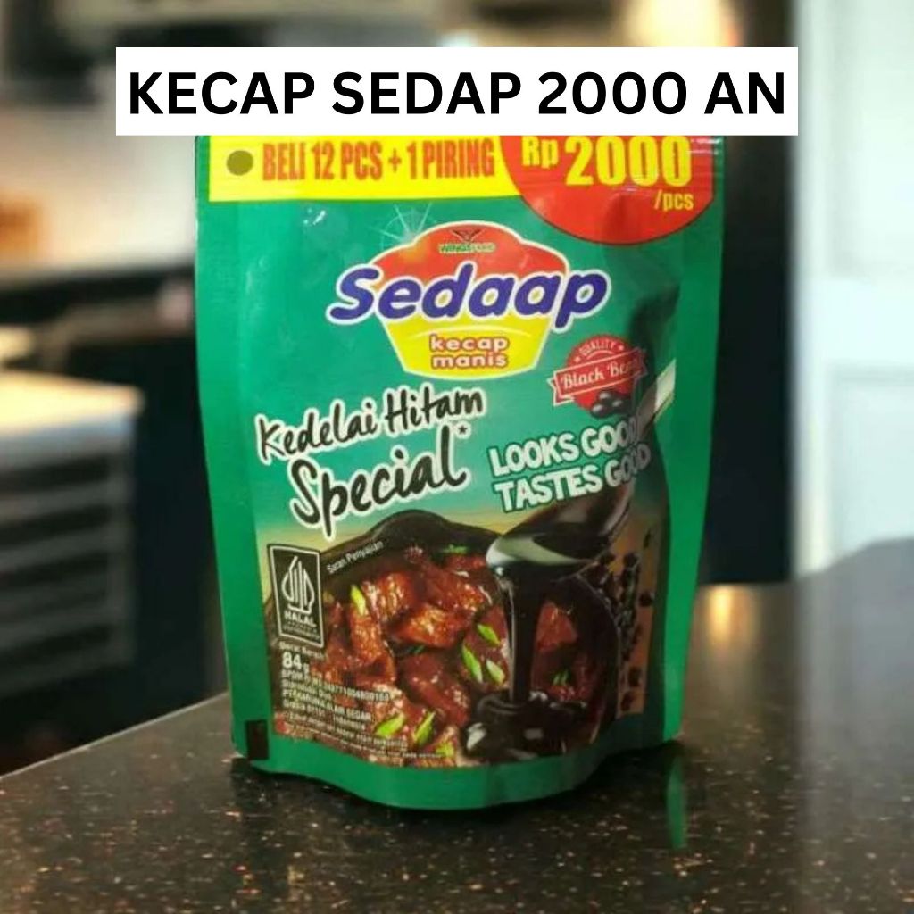 

KECAP SEDAAP SEDAP POUCH 2000 AN 80 GR SPECIAL KECAP MANIS KEDELAI HITAM SPECIAL POUCH 2000 AN KEDELAI HITAM LOOKS GOOD TASTE GOOD