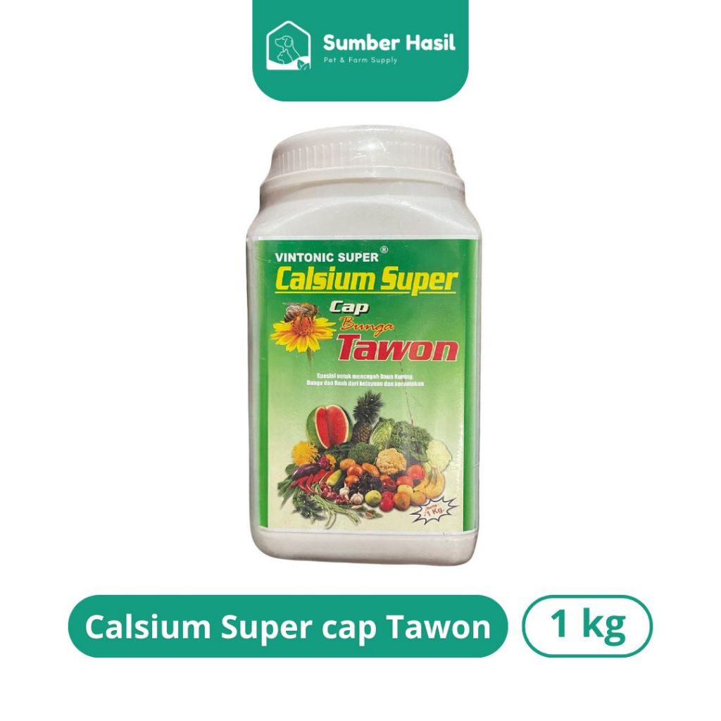 CALSIUM TAWON 1KG CALSIUM SUPER CAP BUNGA TAWON ORIGINAL