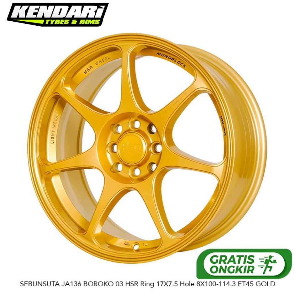 Velg Racing Mobil City Alvez Raize Yaris Ring 17 HSR SEBUNSUTA R17