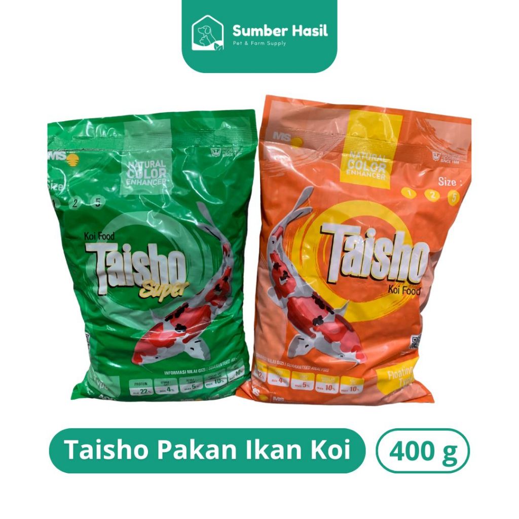 TAISHO KOI FOOD MAKANAN IKAN KOI PAKAN IKAN KOI TAISHO 400GRAM ORIGINAL